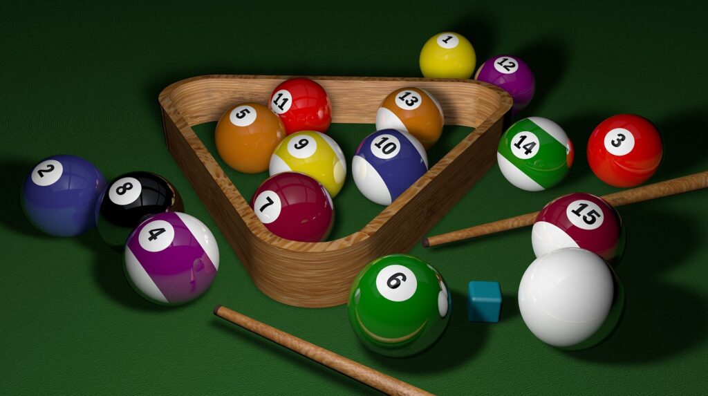 Set of the best billiard balls